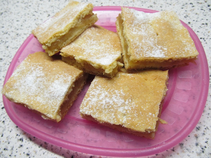 Práškový koláč s jablky