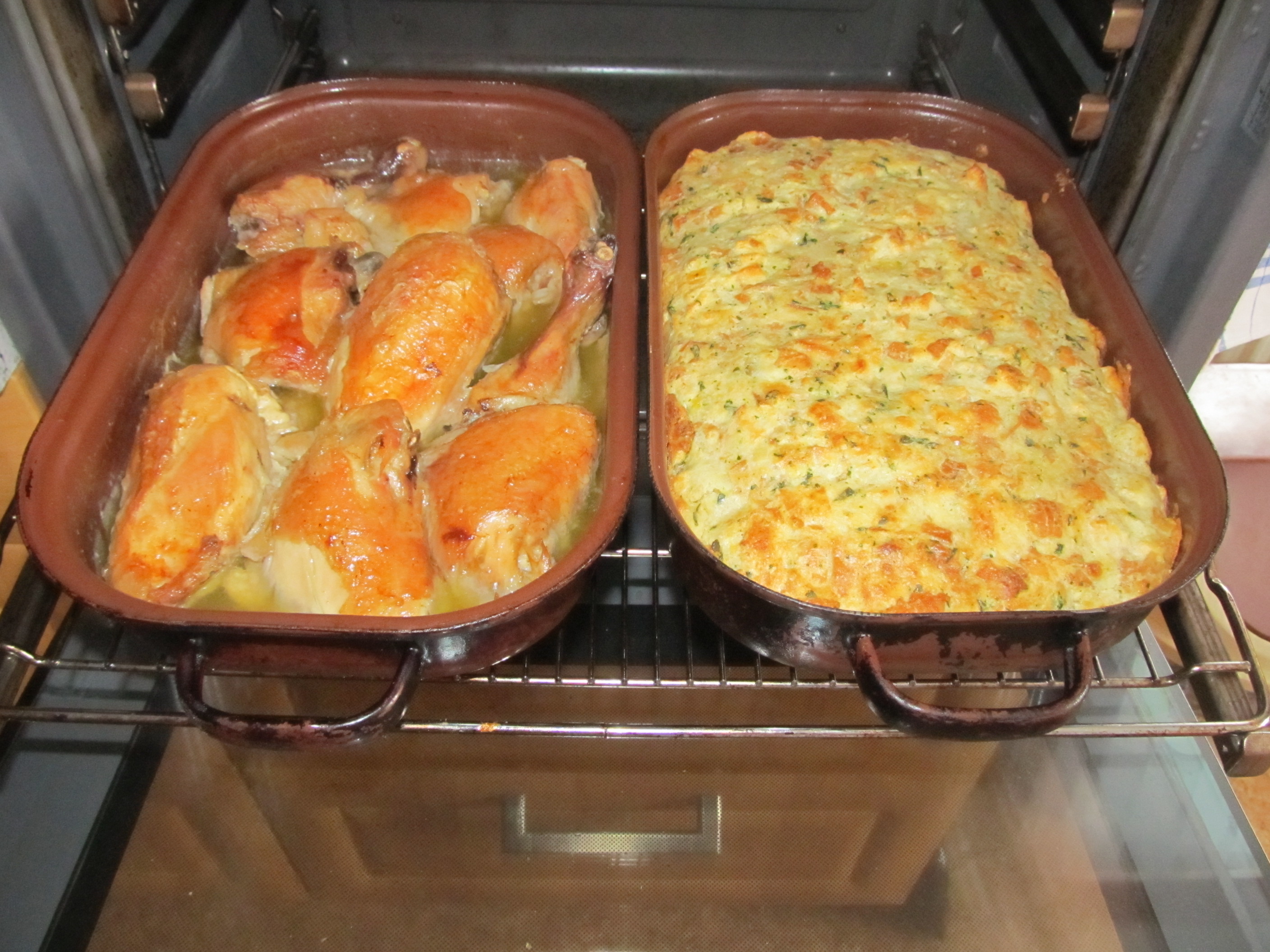 Pečené kuře s nádivkou 