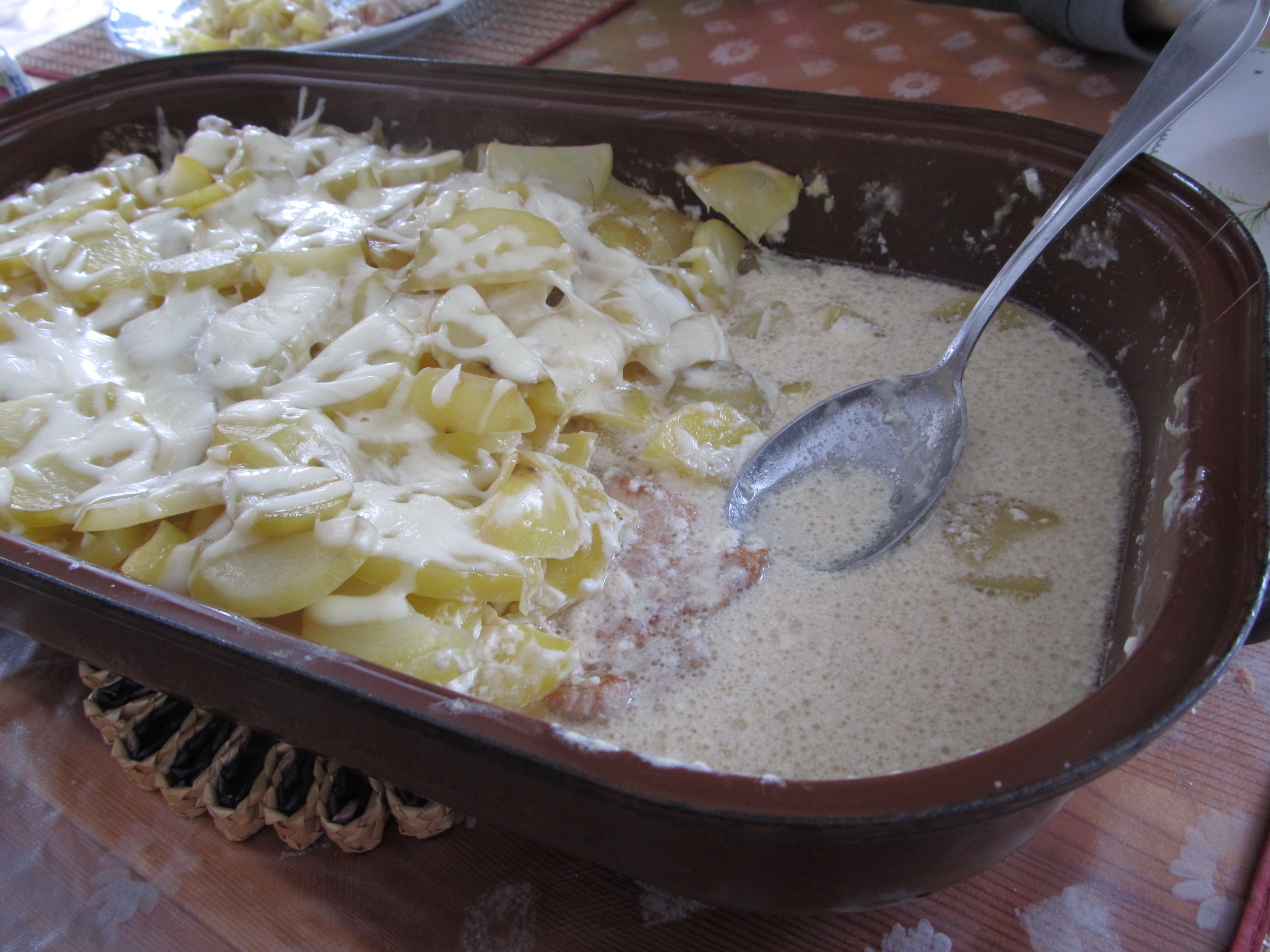 Vepřové kotlety zalité smetanou 