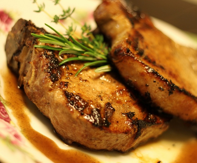 Marinované vepřové kotlety 