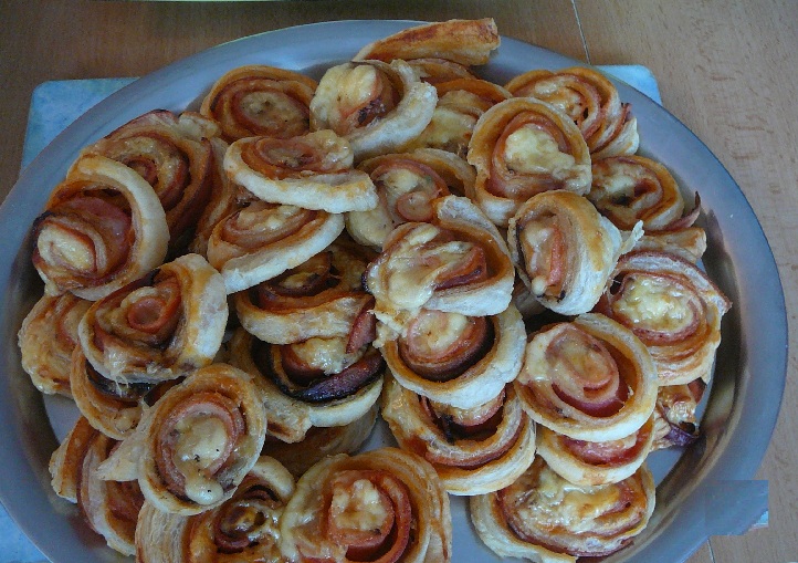 Šneci z listového těsta - pacaboušky 