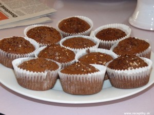 Čokoládové muffinky
