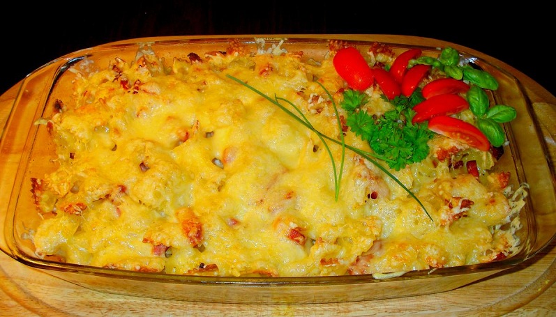 Vypečené těstoviny 