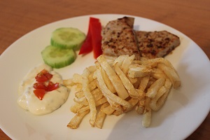 Celerové hranolky s dipem