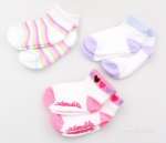 Dětské ponožky  6 párů 0-6m 6-12m Nové