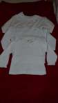 3x dětské bílé tričko vel.56