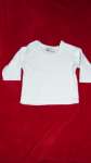 Dětské tričko bílé barvy vel.50-56