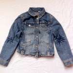 Jarní / podzimní dívčí riflová bunda, bundička, džiska, 140