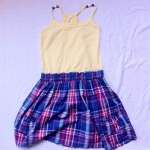 Dívčí šaty, kostkované šatičky, C&A, 158
