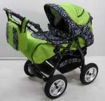 Krásný kombinovaný kočárek