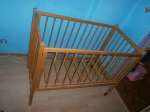 Dřevěná dětská postýlka