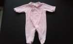 Overal fleecový růžový, vel.62